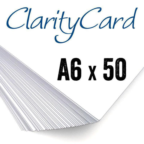 Clarity Card A6 (Pack of 50)