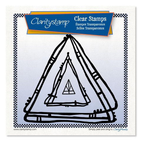 Leonie Pujol's Nested Triangle Scribbles <br/> A4 Square Unmounted Stamp Set
