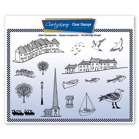 Village & Harbour <br/> A5 Unmounted Stamp Set