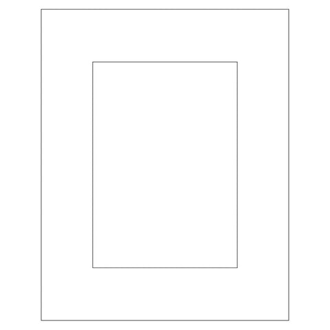 Clarity Stampboard Frames & Panels 8" x 10" Set of 6