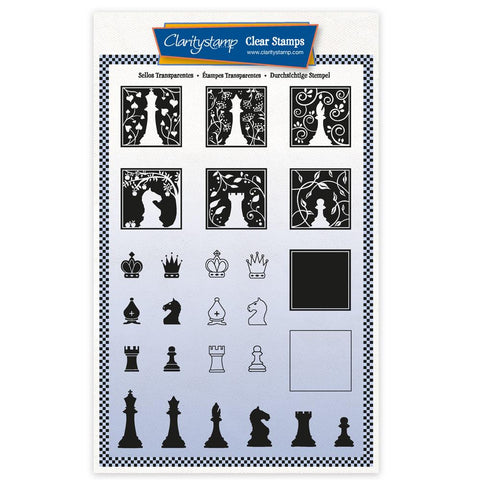 Chess Pieces A5 Unmounted Stamp Set