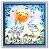 Geese + MASK Unmounted Clear Stamp Set
