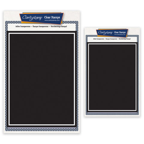 Set of 2 Rectangle Backdrop Stamps