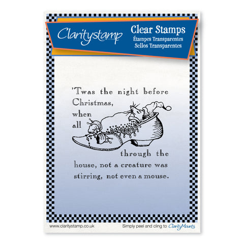 Twas the Night Shoe (1) <br/> Unmounted Fine Line Stamp