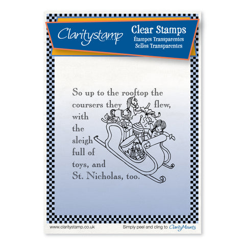 Twas the Night Toys (8) <br/> Unmounted Fine Line Stamp
