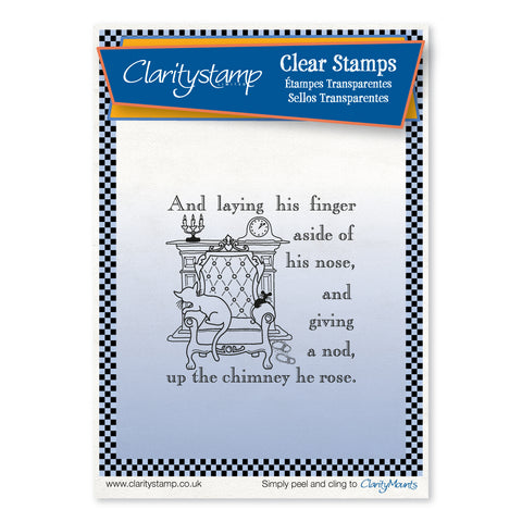 Twas the Night Chair (13) <br/> Unmounted Fine Line Stamp