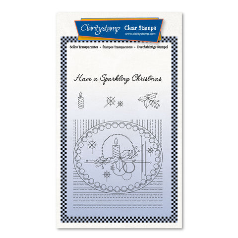 Tina's Christmas Centrepiece <br/> A6 unmounted Stamp Set