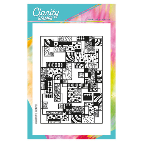 Cherry's Doodleology Rectangle - Texture Mat A5 Stamp Set