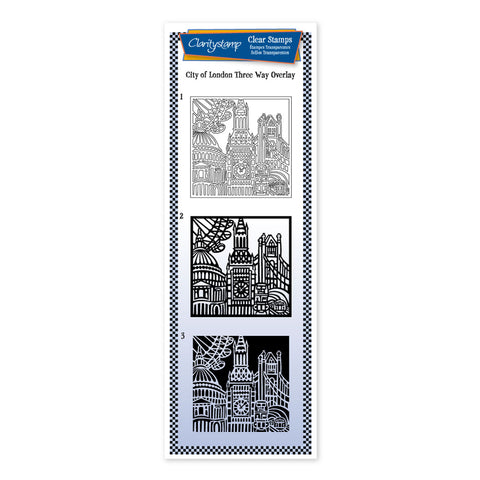 City of London - Three Way Overlay Unmounted Clear Stamp Set