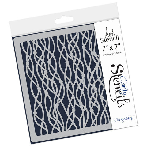 Seaweed Stencil 7" x 7"