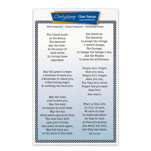 Barbara's Poetry Verses -The Finest Music Unmounted Stamp Set