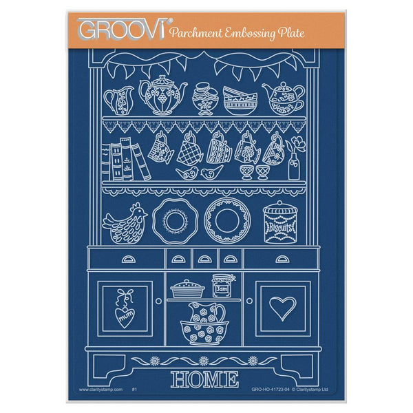 Plaque Groovi Carrée Motif Père Noël Linda Williams - Pour Estampage à Chaud, Scrapbooking