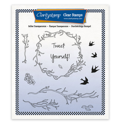 Tweet Yourself! - A5 Square Unmounted Stamp Set