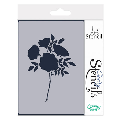 Dog Rose Posy A5 Stencil