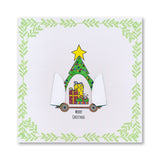 Barbara's SHAC Christmas Tree Wooden Toy A4 Slim Stamp Set