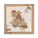 Barbara's SHAC Christmas Tree Wooden Toy A4 Slim Stamp Set