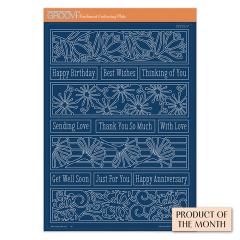 Bookmark Panels A4 Groovi Plate