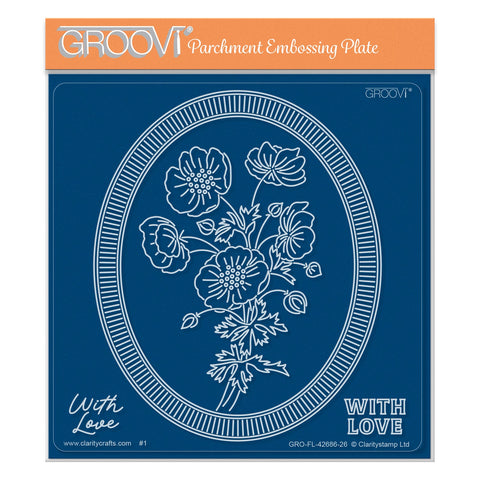 Poppy Posy Midi Groovi Plate