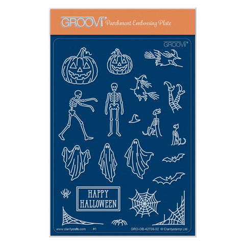 A Taste of Halloween A6 Groovi Plate