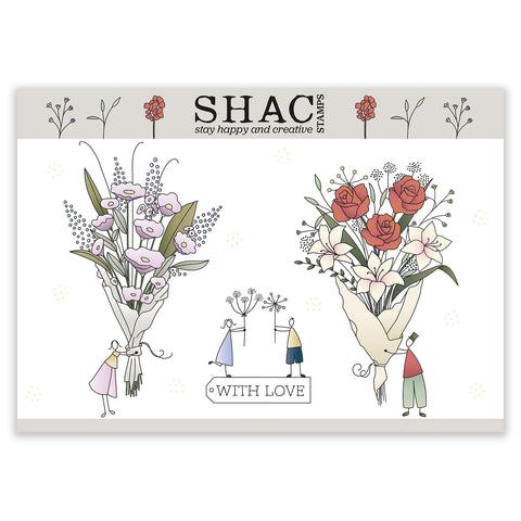 SHAC Bouquets A5 Stamp Set