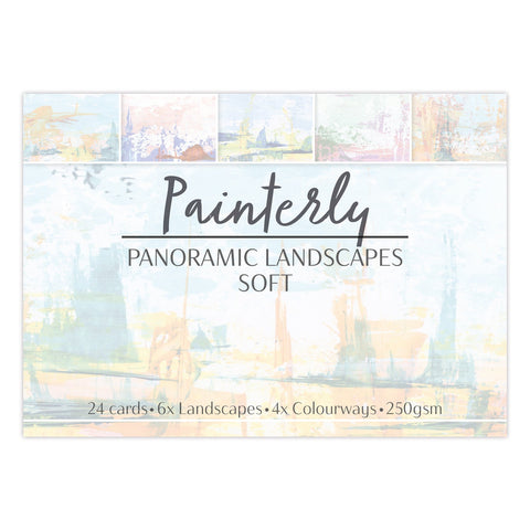 Painterly Soft Panoramic Landscapes Card Pack