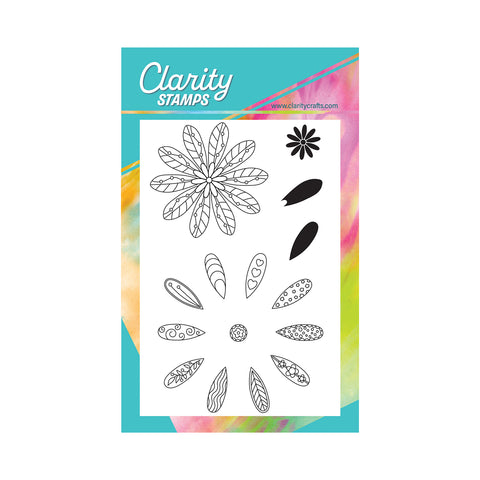 Petal Flower A6 Stamp & Mask Set