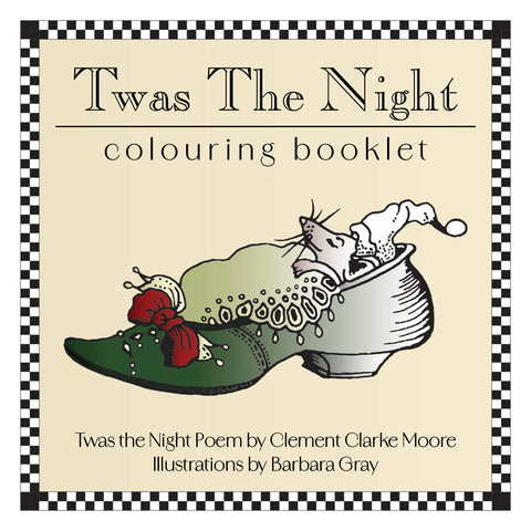 Twas the Night 6" x 6" Colouring Booklet