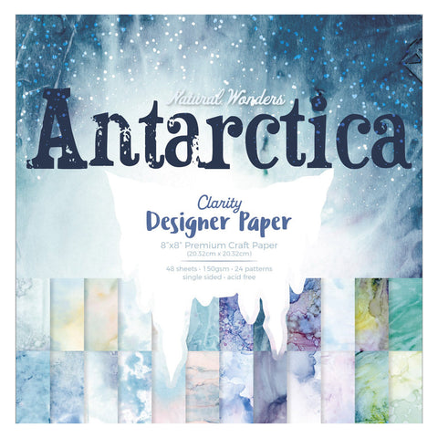 Antarctica Designer Paper 8" x 8" (Single-Sided)