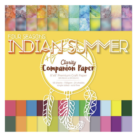 Indian Summer Companion Paper 8" x 8" (Single-Sided)