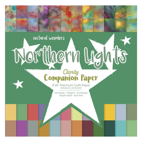 Northern Lights Companion Paper 8" x 8" (Single-Sided)