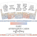Daily Affirmation Cards - Reflections