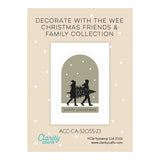 Christmas Bell Jar Card Pack 2.5" x 3.5" with Embedder - 48 Pieces