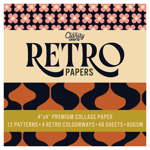 4" x 4" Retro Papers