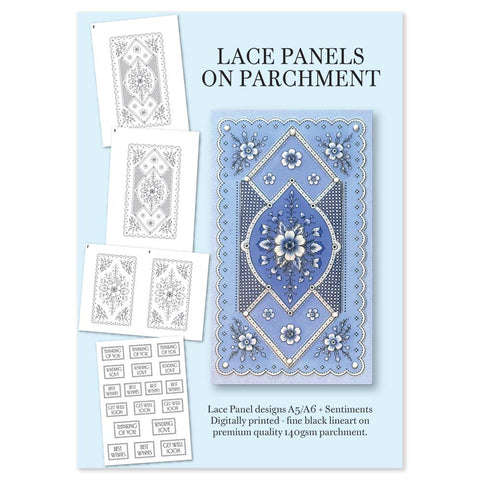 Lace Panels on Parchment (Printed Parchment Collection)