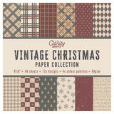 Vintage Christmas Paper Collection 8" x 8"