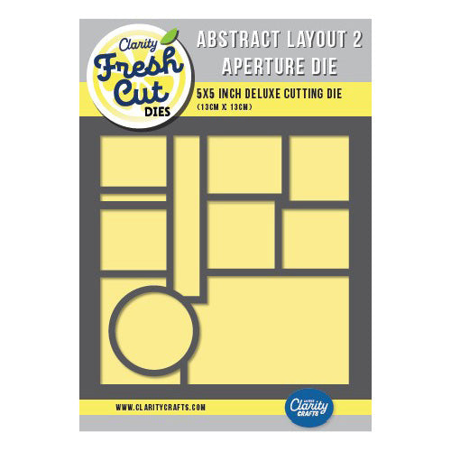 Abstract Layout 2 Aperture Die – Claritystamp