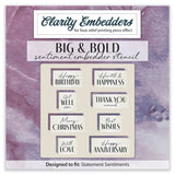Big & Bold Sentiment Embedder Stencil