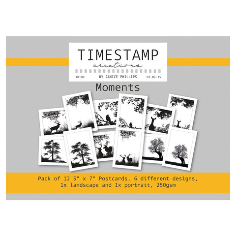 Timestamp Creations by Janice Phillips - Moments Postcard Collection