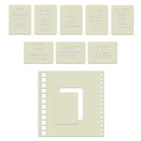 Wee Affirmation Stencils & Stencil Mate