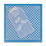 Flower Girls & Sentiments A4 Groovi Plate