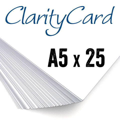 Clarity Card A5 (Pack of 25)