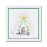 Barbara's SHAC Christmas Tree Wooden Toy A4 Slim Stamp Set