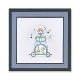 Barbara's SHAC Choir Boy Wooden Toy A4 Slim Stamp Set