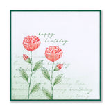 Dotted Blooms & Sentiment Stalks - Set 2 - Just For You A5 Stamp & Mask Set