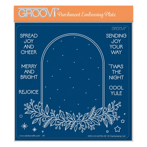 Barbara's Christmas Animals - Bell Jar Midi Groovi Plate