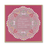 Tina's Floral Swirls & Corners All in One - For You A5 Square Groovi Plate