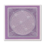 Tina's Floral Swirls & Corners All in One - For You A5 Square Groovi Plate