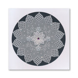 Tina's Floral Swirls & Corners All in One - For You A5 Square Groovi Plate