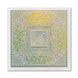 Tina's Floral Swirls & Corners All in One - For You A5 Square Groovi Plate