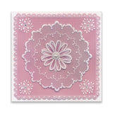 Tina's Floral Swirls & Corners All in One - With Love A5 Square Groovi Plate